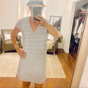 Madewell Blue and White Striped Dress